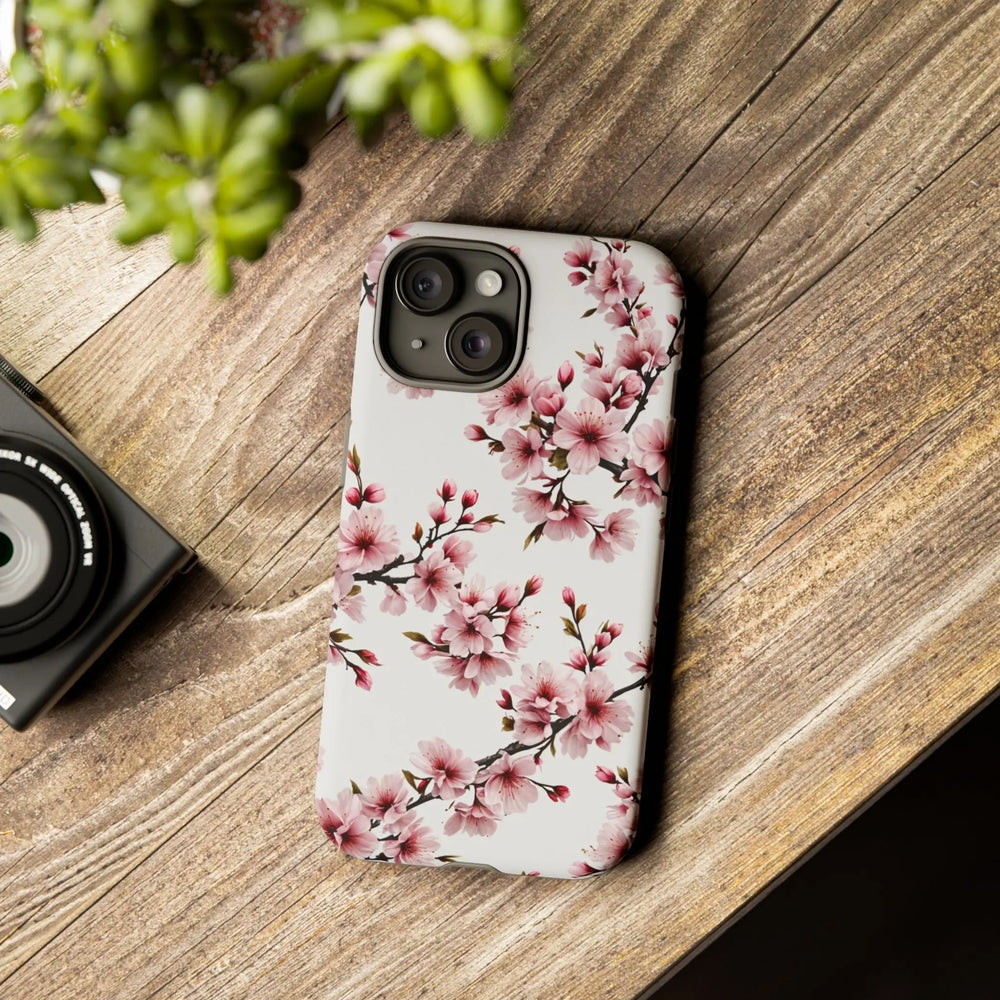 Cherry blossom mobile phone case