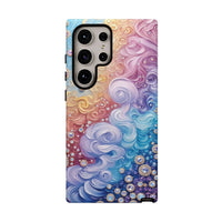 Load image into Gallery viewer, Colorful swirls and jewels phone case
