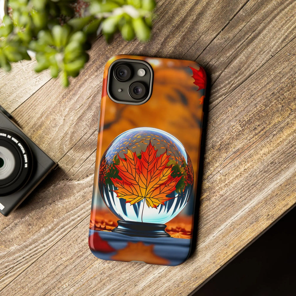 Fall leaves pixel case