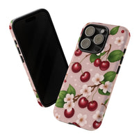 Load image into Gallery viewer, Phone case with cherry pattern
