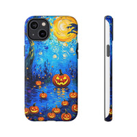 Load image into Gallery viewer, iPhone Case with a Halloween Jack-O-Lantern
