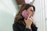 Load image into Gallery viewer, Samsung Phone Case with red 3D hearts
