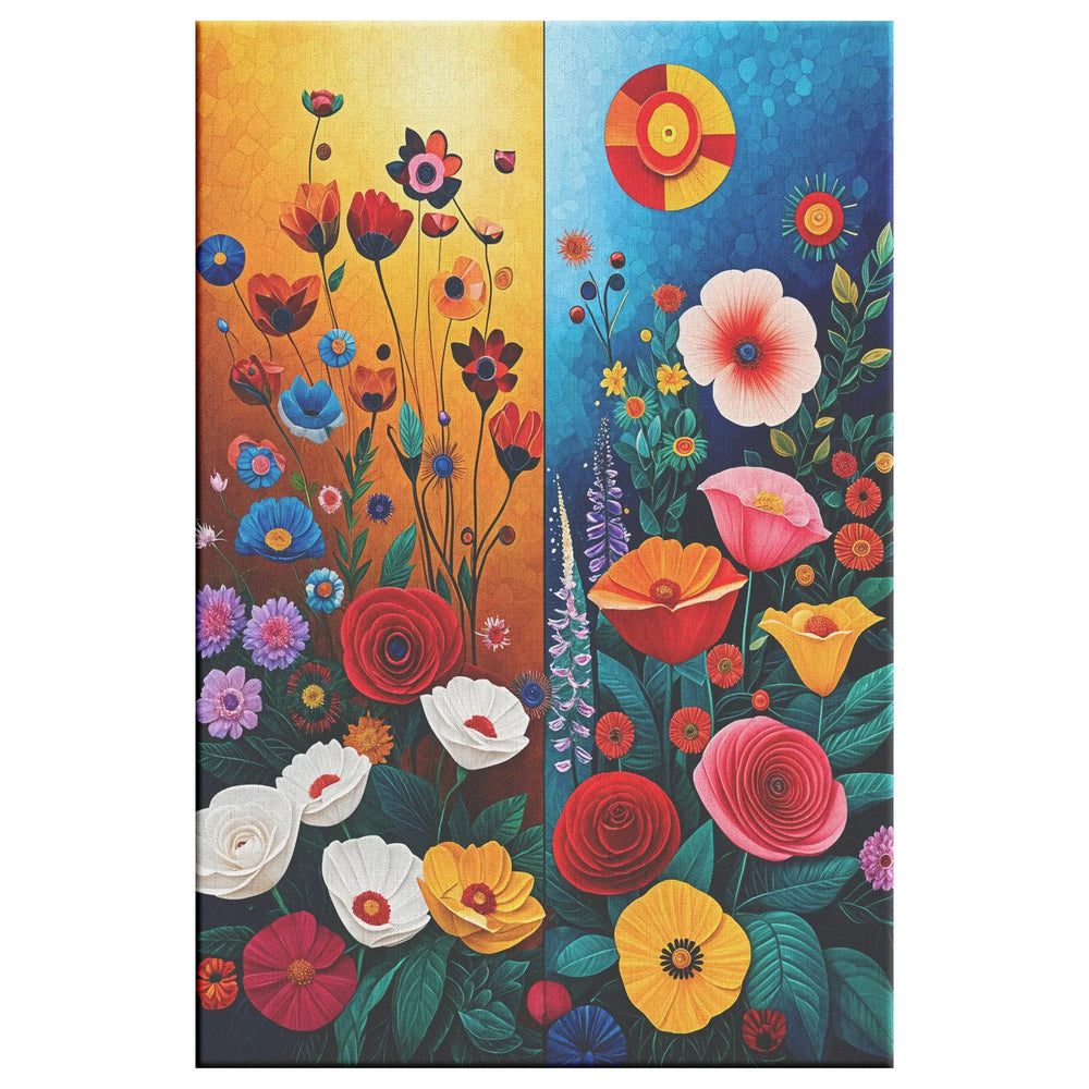 Mid Century Flowers Wall Art - Print Pop Store