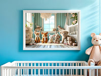 Load image into Gallery viewer, Baby Animal Nursery Wall Art
