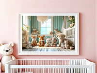 Load image into Gallery viewer, Baby Animal Nursery Wall Art
