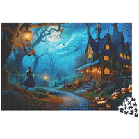 Load image into Gallery viewer, Spooky Halloween Jigsaw Puzzle 1,000 Pieces - Print Pop Store
