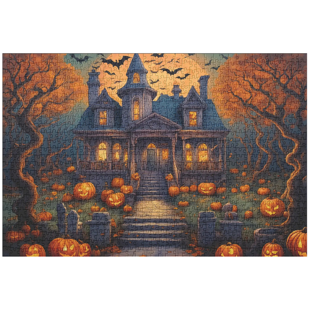 Spooky Halloween Mansion Jigsaw Puzzle