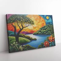 Load image into Gallery viewer, Tranquil Landscape Abstract Wall Art
