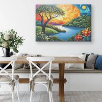 Load image into Gallery viewer, Tranquil Landscape Abstract Wall Art
