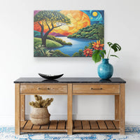 Load image into Gallery viewer, Tranquil Landscape Abstract Wall Art 
