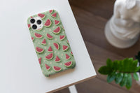 Load image into Gallery viewer, Phone case with a watermelon pattern
