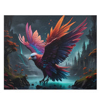 Load image into Gallery viewer, Colorful Eagle Jigsaw Puzzle (120, 252, 500-Piece) - Print Pop Store
