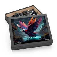Load image into Gallery viewer, Colorful Eagle Jigsaw Puzzle (120, 252, 500-Piece) - Print Pop Store
