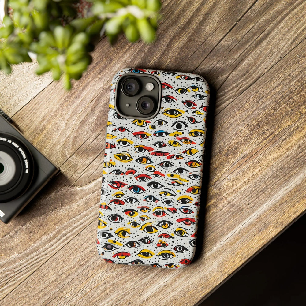 Colorful Pop Art Eyes Phone Case