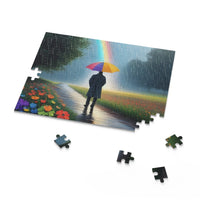 Load image into Gallery viewer, Rainbow Stroll Puzzle (120, 252, 500-Piece) - Print Pop Store
