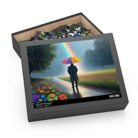 Load image into Gallery viewer, Rainbow Stroll Puzzle (120, 252, 500-Piece) - Print Pop Store
