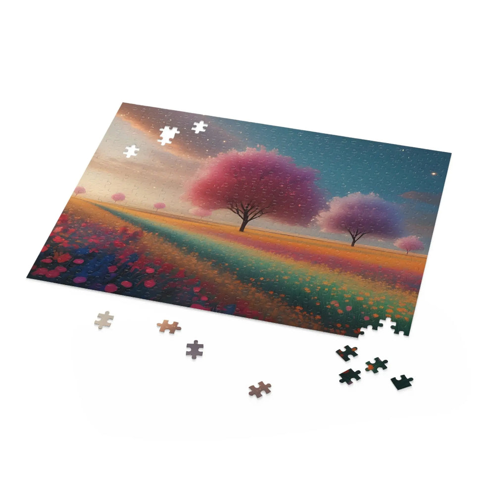 Dreamy Spring Field Jigsaw Puzzle (120, 252, 500 Piece) - Print Pop Store