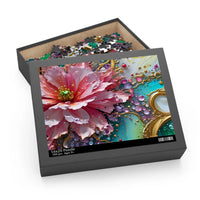 Load image into Gallery viewer, Abstract Floral Painting Jigsaw Puzzle (120, 252, 500-Piece) - Print Pop Store
