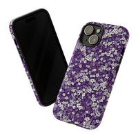 Load image into Gallery viewer, Tough Phone Case With Beautiful Purple Flowers
