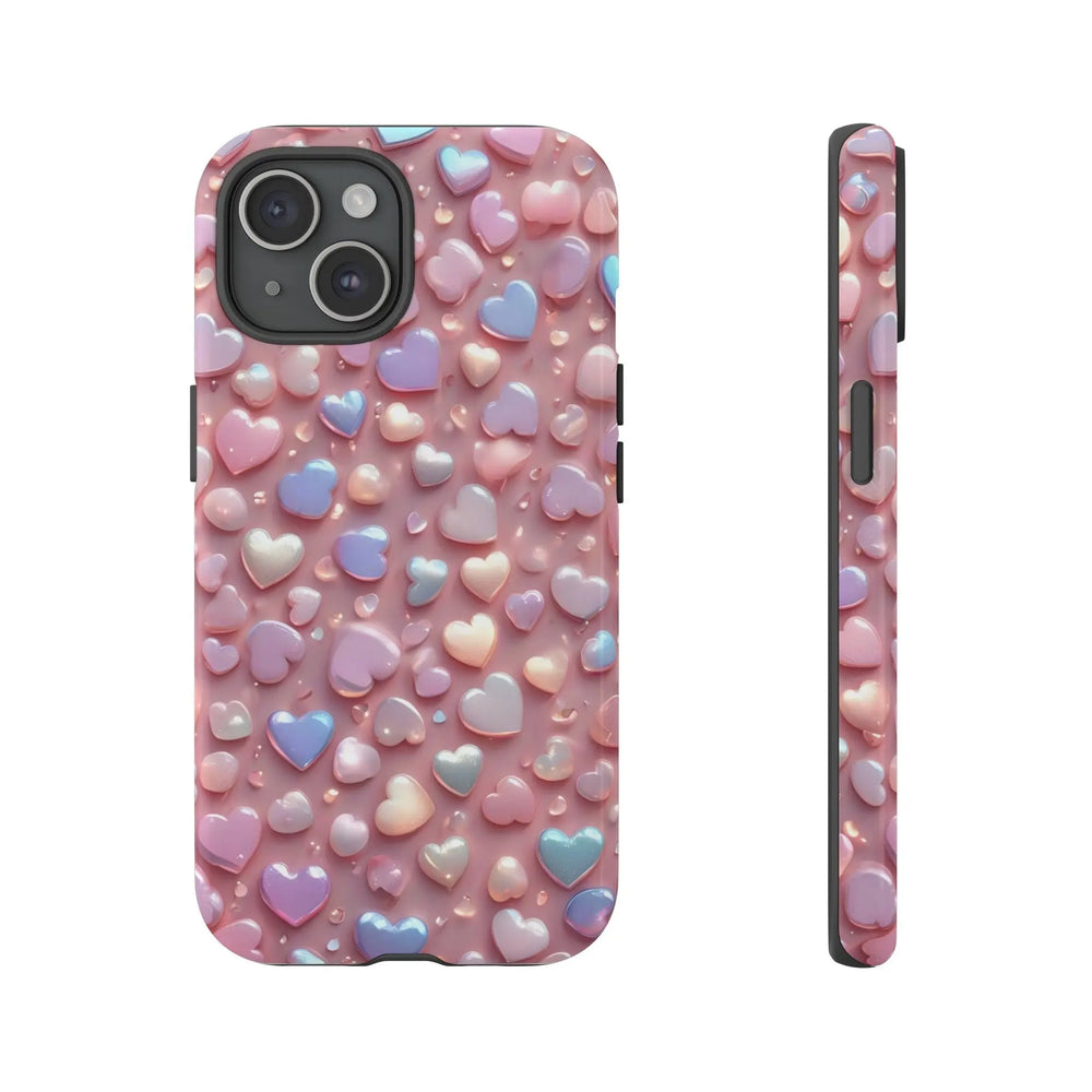 Phone Case With Beautiful Hearts 