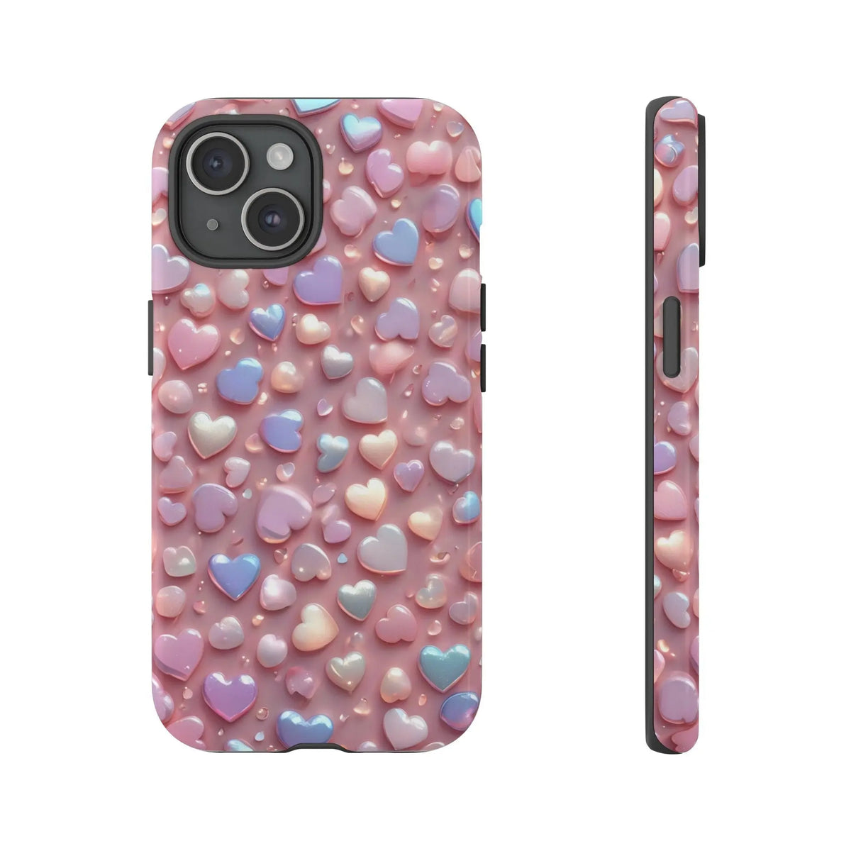 Phone Case With Beautiful Hearts 