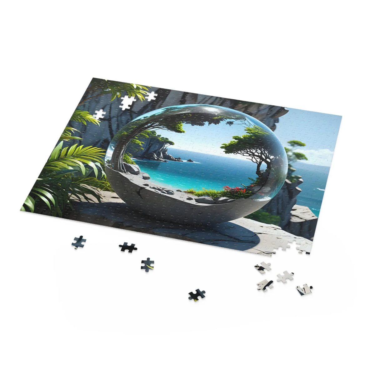 Picturesque Ocean View Jigsaw Puzzle (120, 252, 500-Piece) - Print Pop Store