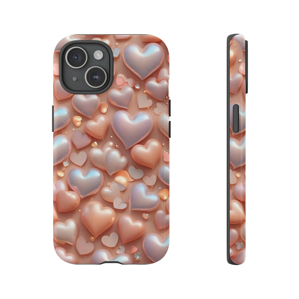 Phone Case With Beautiful Hearts iPhone Case Samsung Case Google Pixel Case