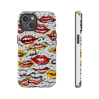 Load image into Gallery viewer, Colorful Pop Art Lips Tough Phone Case 
