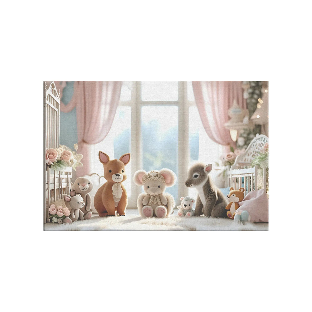 Nursery Wall Art Print Baby Animals  | Shabby Chic Nursery Art - Print Pop Store