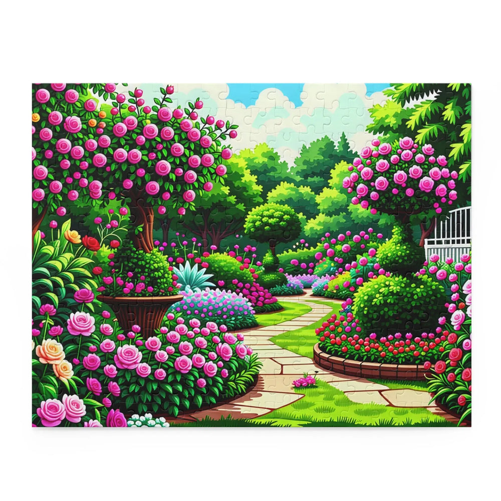 Flower Garden Jigsaw Puzzle (120, 252, 500 Piece) - Print Pop Store