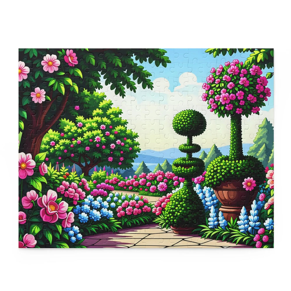 Flower Garden Jigsaw Puzzle (120, 252, 500 Piece) - Print Pop Store