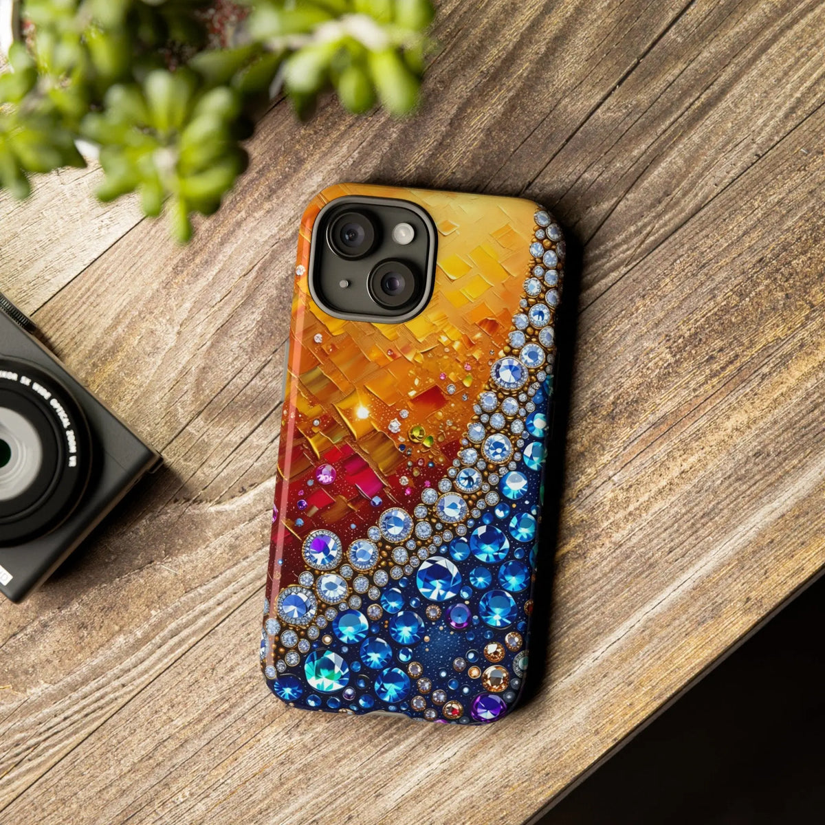 Colorful Shimmering Jewels Phone Case