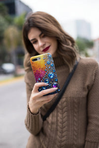 Load image into Gallery viewer, Colorful Jewels Tough Phone Case
