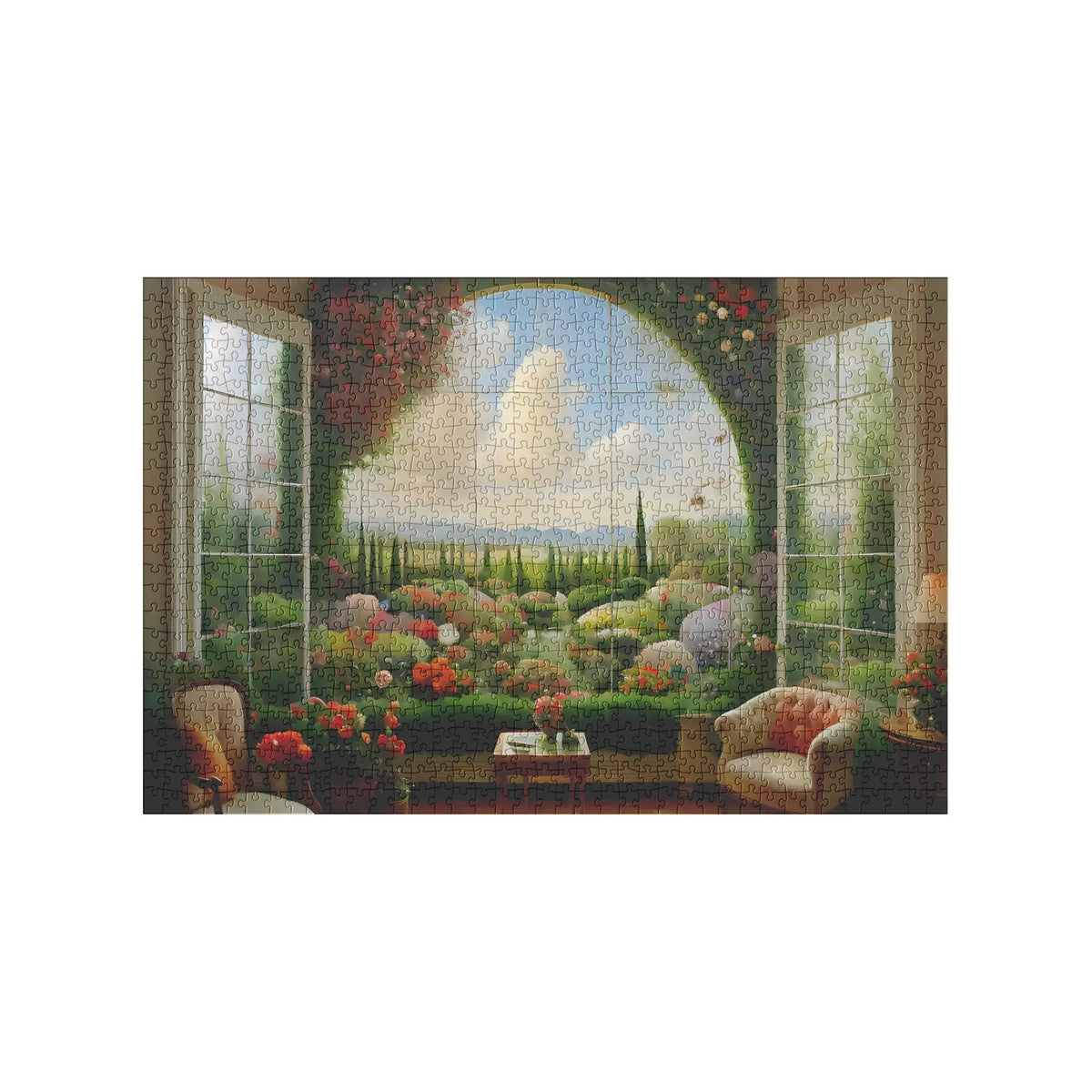 Flower Garden Jigsaw Puzzle 1,000 Pieces Adult Puzzles - Print Pop Store