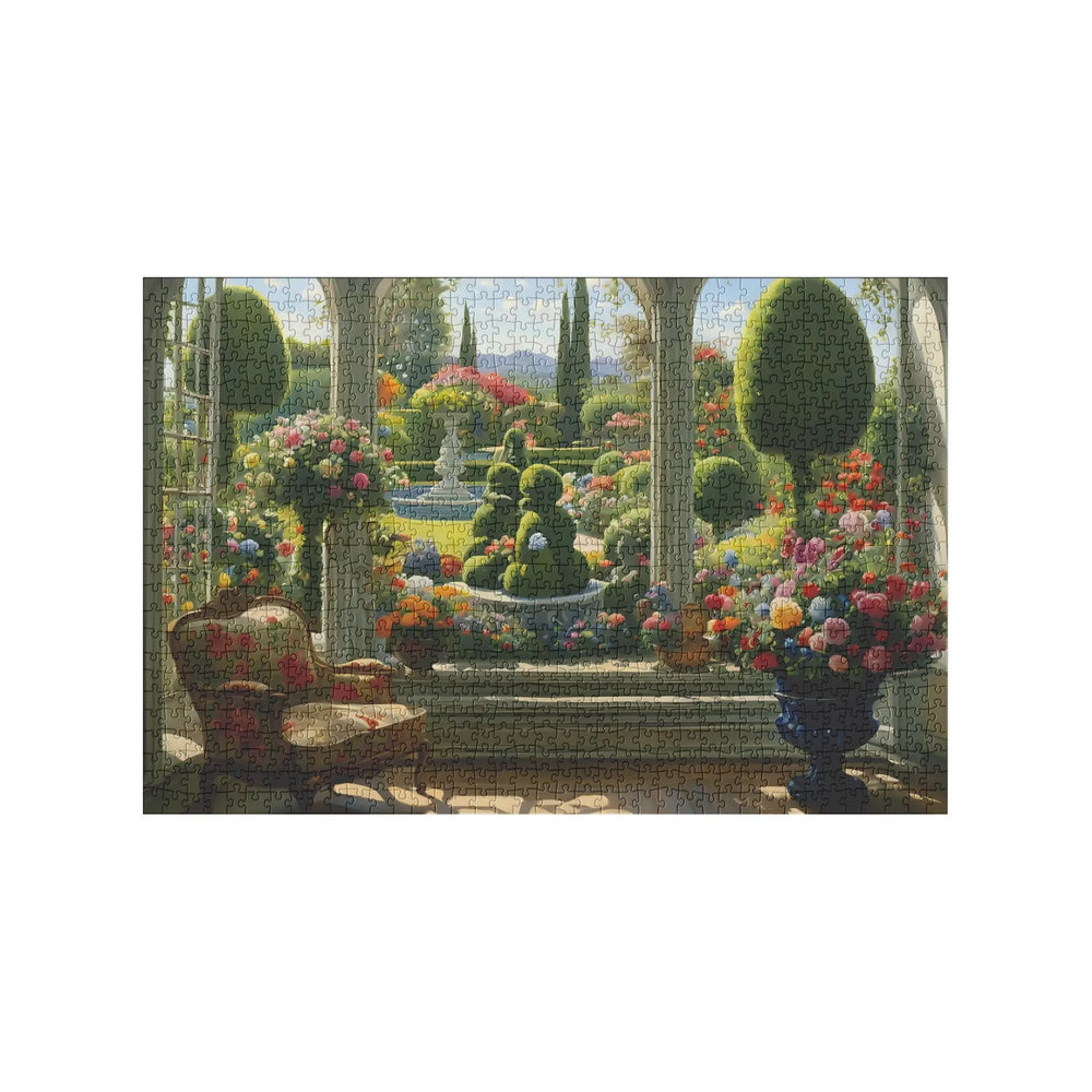 Serene Garden Scene Jigsaw Puzzle 1,000 Pieces Adult Puzzles - Print Pop Store