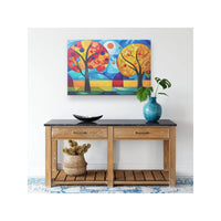Load image into Gallery viewer, Mid Century Abstract Trees Wall Art - Print Pop Store
