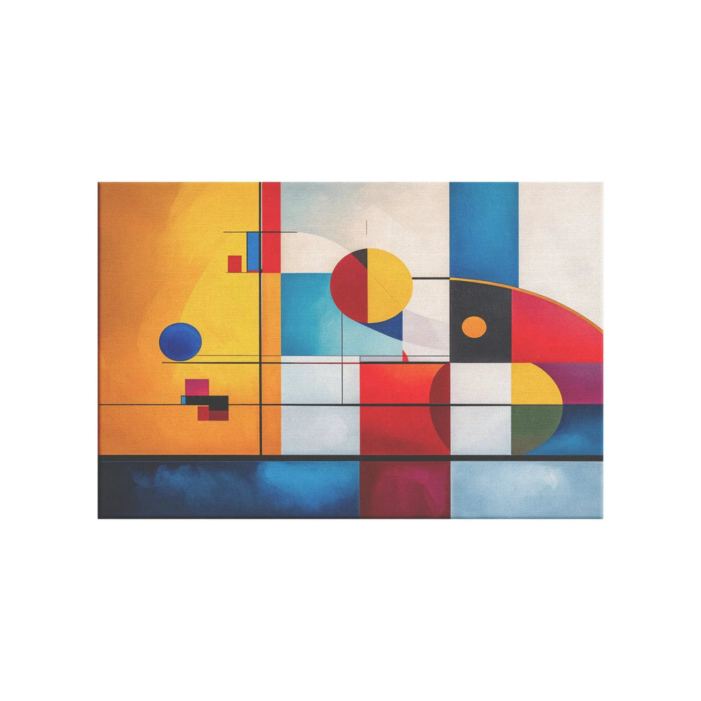 Colorful Mid Century Abstract Wall Art - Print Pop Store