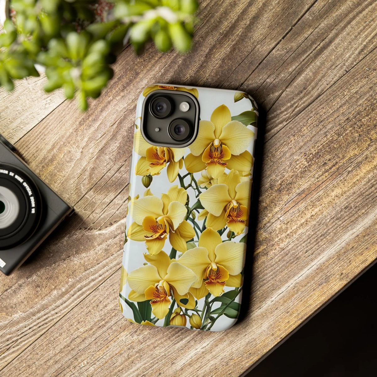 Beautiful Yellow Orchid Phone Case