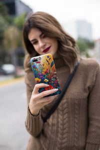 Load image into Gallery viewer, Beautiful Flowers Pixel Phone Case
