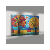 Load image into Gallery viewer, Mid Century Abstract Trees Wall Art - Print Pop Store
